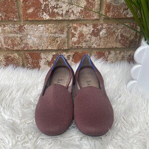 Rothy's Brown Round Toe Slip On Flat Women's Loafer Shoes Size 8.5